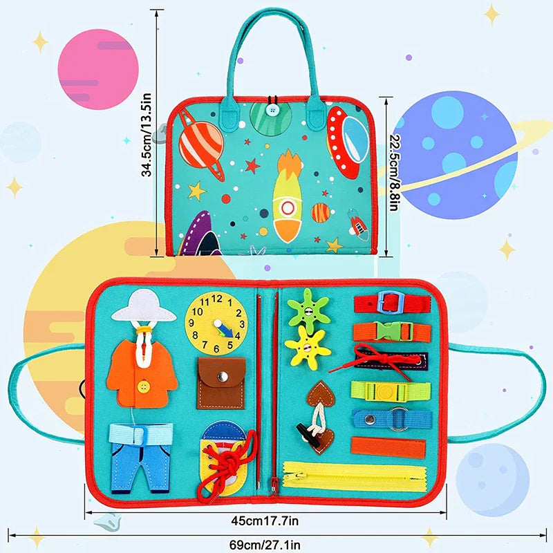 Montessori colori e forme libro per bambini piccoli - SensesAdventure
