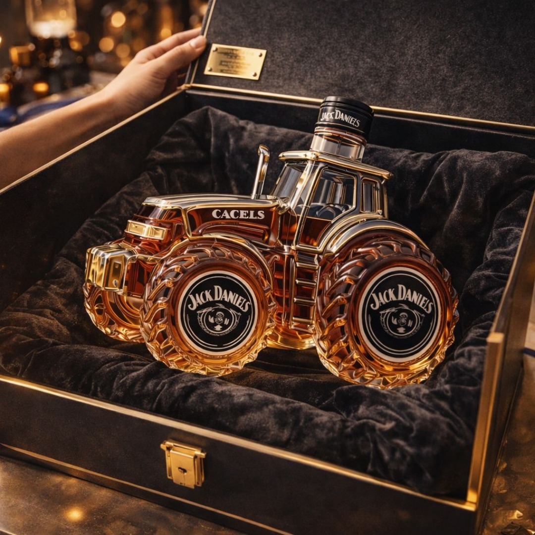 Tractor Edition Whisky Bottle – 500 ml Collector's Item with Unique Design 0