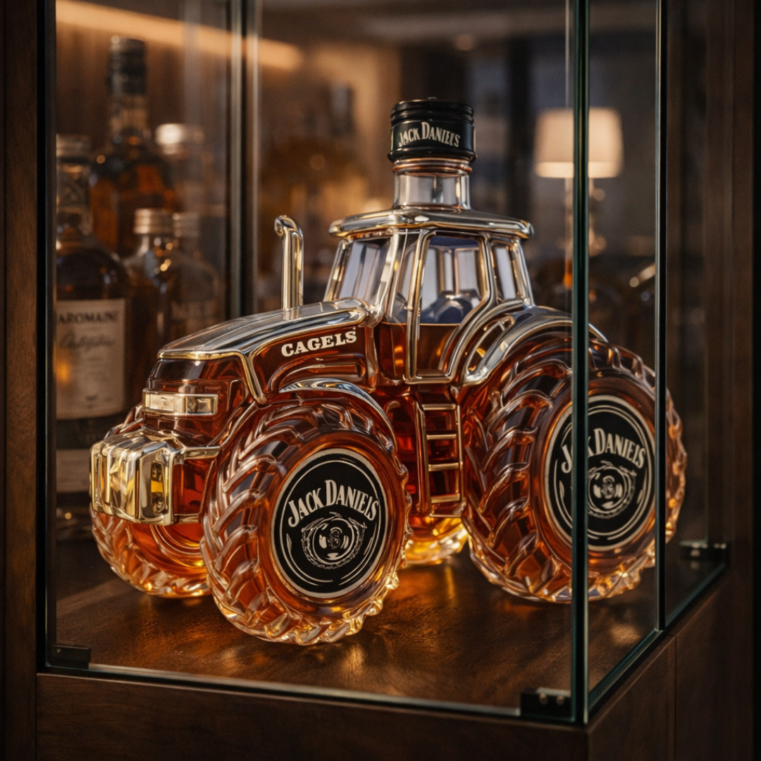 Tractor Edition Whisky Bottle – 500 ml Collector's Item with Unique Design 4