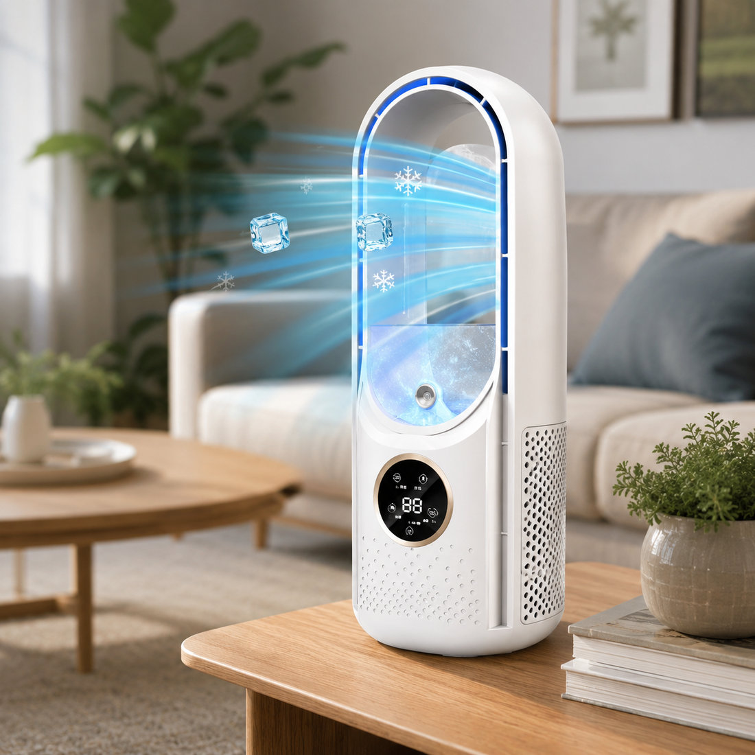 Tragbare Mini-Klimaanlage – Geräuscharme Kühlung für Zuhause & Büro 0