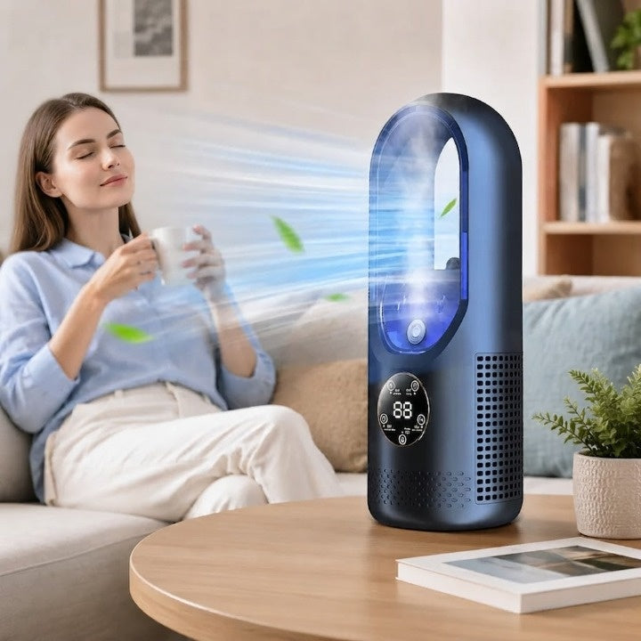 Tragbare Mini-Klimaanlage – Geräuscharme Kühlung für Zuhause & Büro 3
