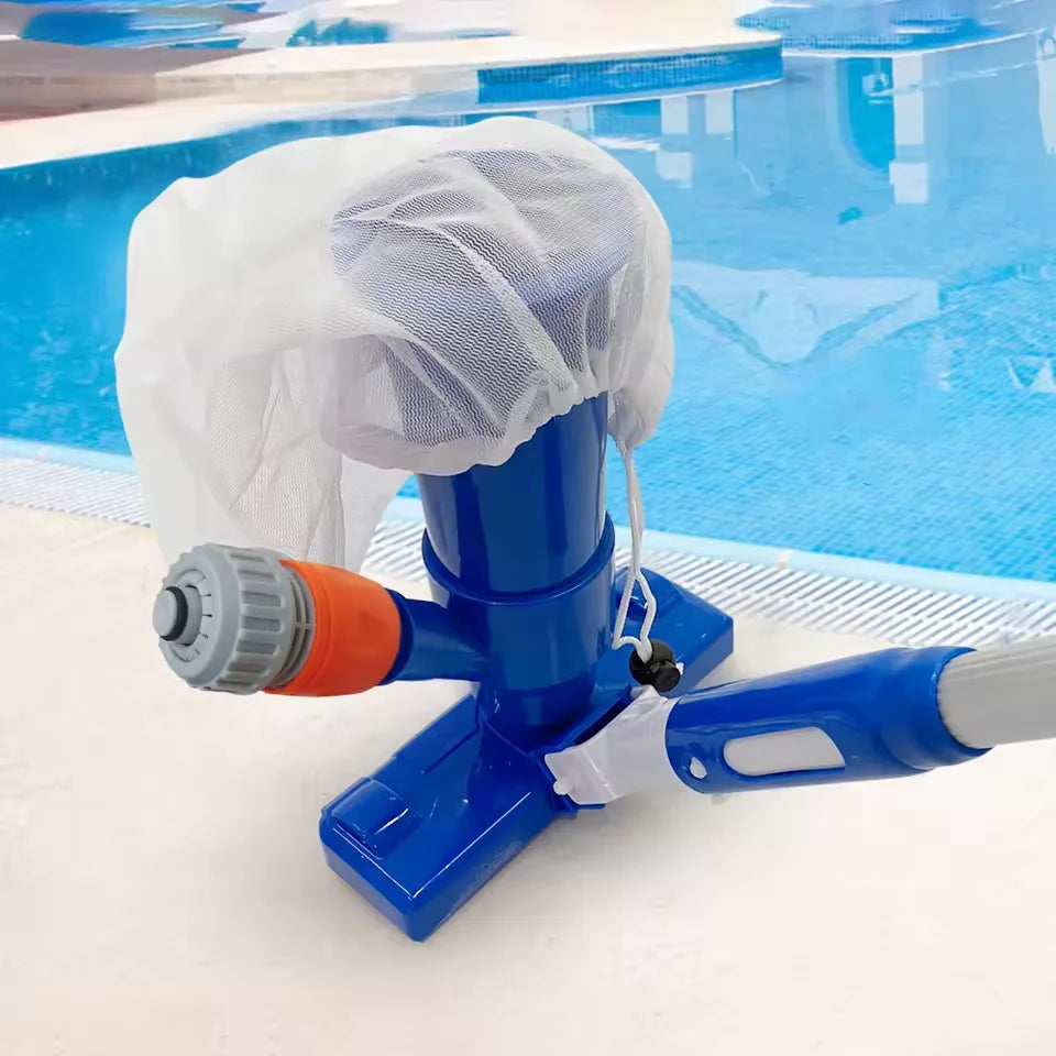 Tragbarer Pool-Staubsauger mit Teleskopstange, Jet-Funktion für Oberirdische Pools und Teiche 1