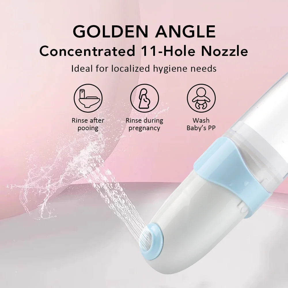 Tragbares Reise-Bidet mit 120 ml Wassertank, IPX7 wasserdicht, für Hygiene unterwegs 1