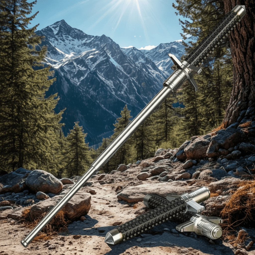 URBANGUARD PRO – Verstellbarer Wanderstock: Stabil und sicher 2