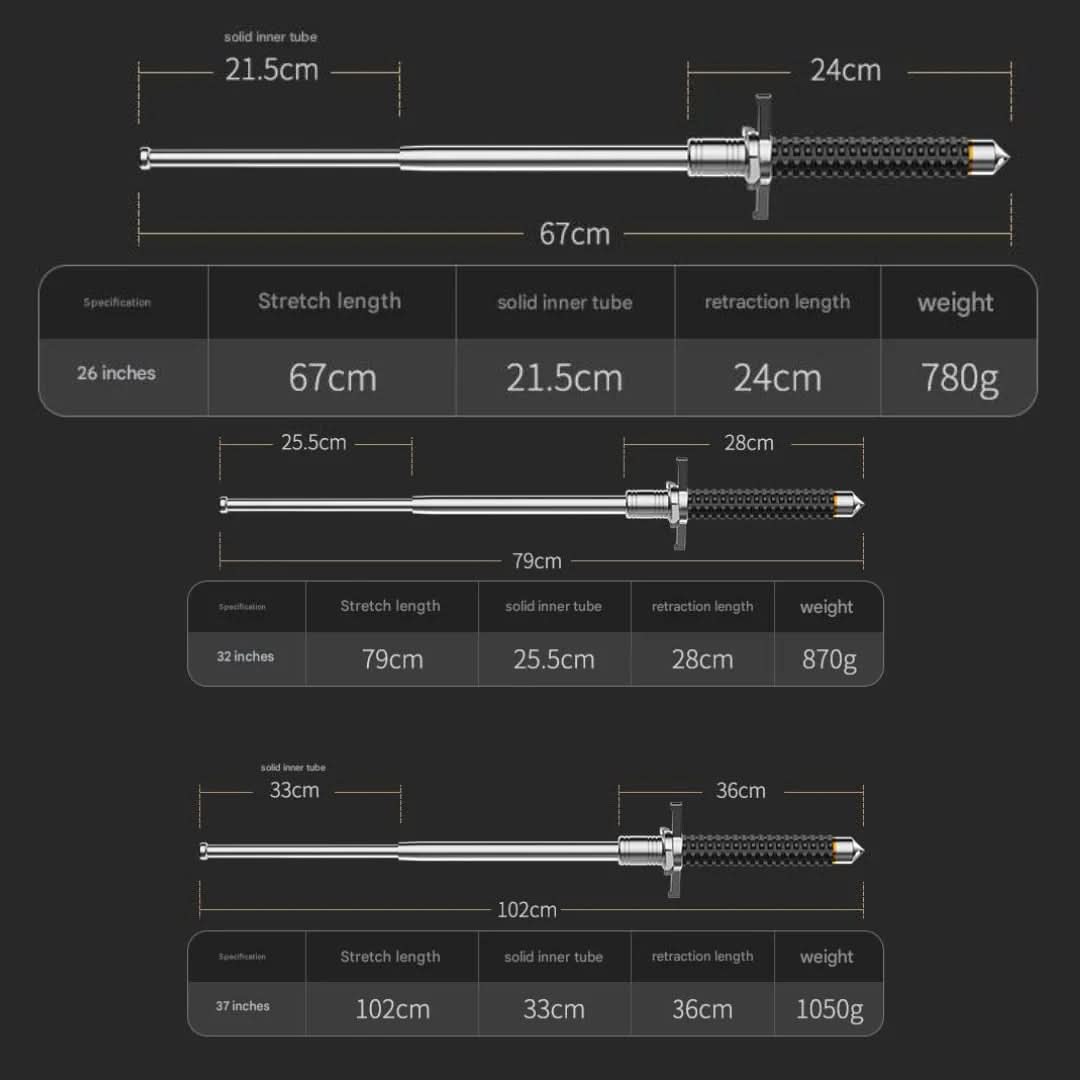 URBANGUARD PRO – Verstellbarer Wanderstock: Stabil und sicher 5
