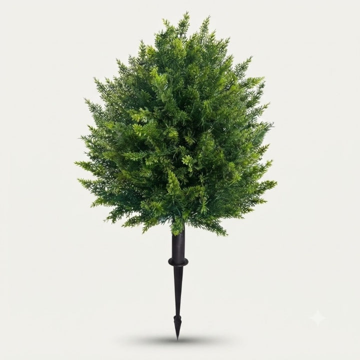 UV-beständiger Kunst-Zedernbaum 45 cm für Garten, Terrasse und Eingang 5