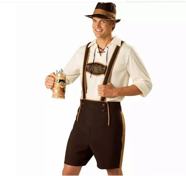 Bolendo Jack - Costume tradizionale bavarese Hänsel da uomo per Oktoberfest