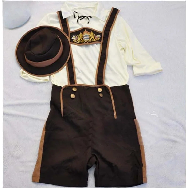 Bolendo Jack - Costume tradizionale bavarese Hänsel da uomo per Oktoberfest