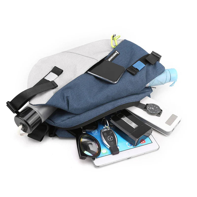 Unisex Nylon Crossbody Tas Dames en Heren voor Outdoor Gebruik, 31x20x12 cm 1