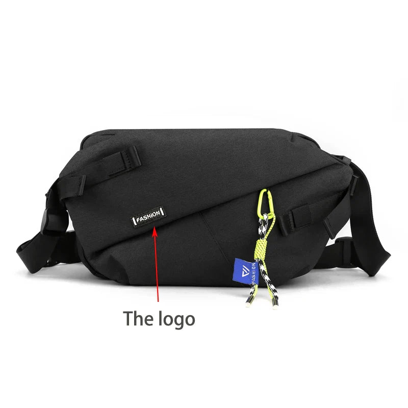 Unisex Nylon Crossbody Tas Dames en Heren voor Outdoor Gebruik, 31x20x12 cm 10