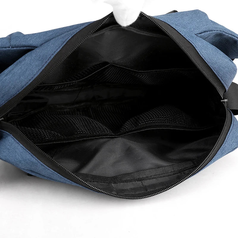 Unisex Nylon Crossbody Tas Dames en Heren voor Outdoor Gebruik, 31x20x12 cm 2