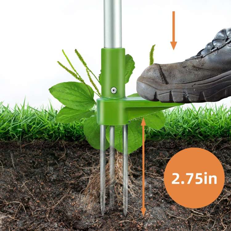 Unkrautstecher – Tiefwurzelgriff, robuster Stahl & ergonomisches Design 1