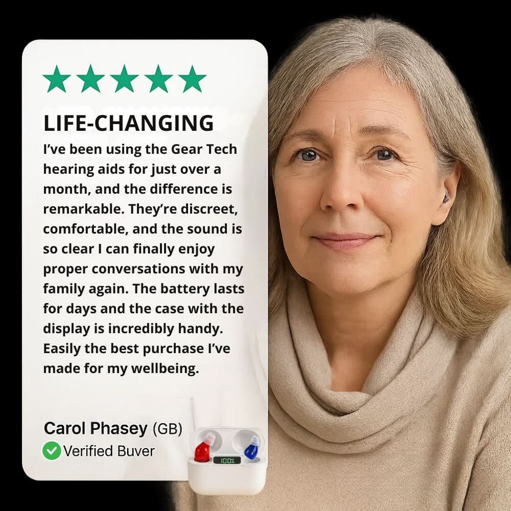 In-Ear Audioverstärker – Kompaktes Design, Wiederaufladbar & Sicherer Sitz