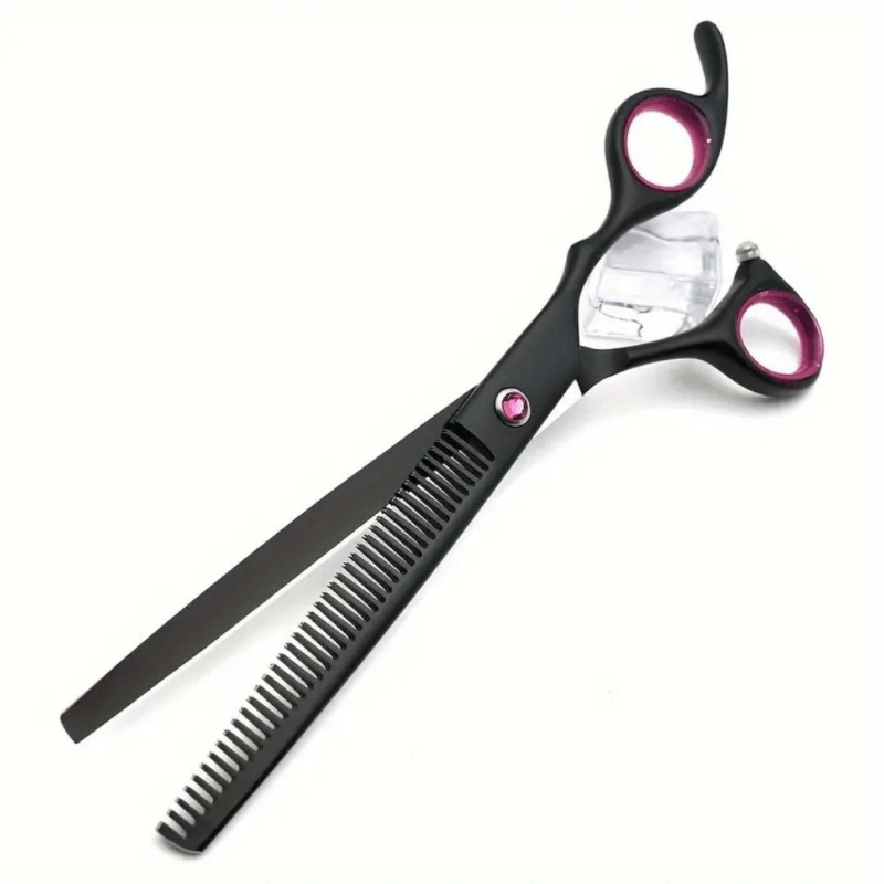 Set forbici per cani – Set per la cura in 4 pezzi con lame in acciaio inox e custodia
