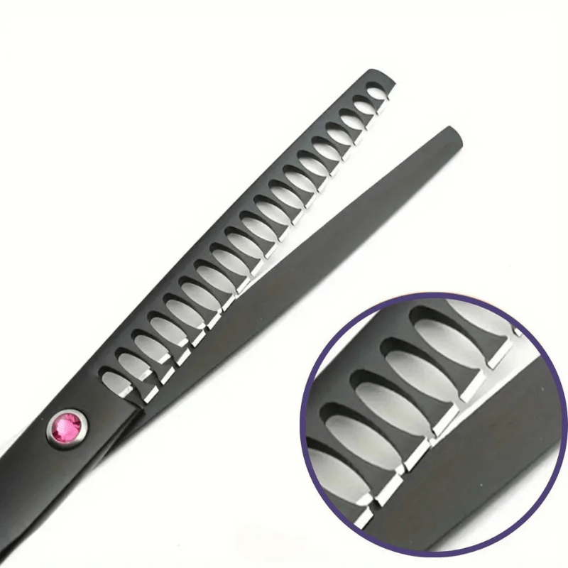 Set forbici per cani – Set per la cura in 4 pezzi con lame in acciaio inox e custodia