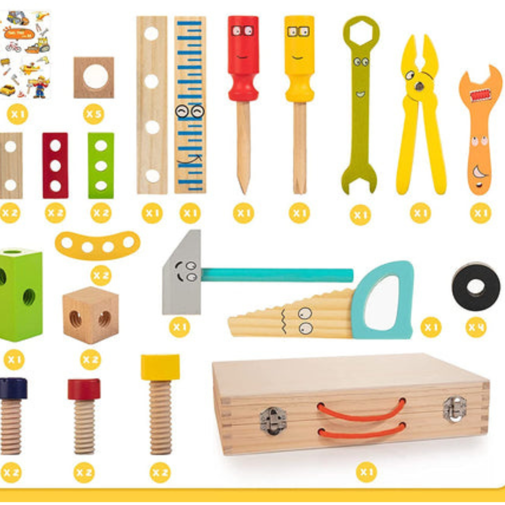 Creative Tools Set - Konstruktionsspielzeug Kleine Baumeister