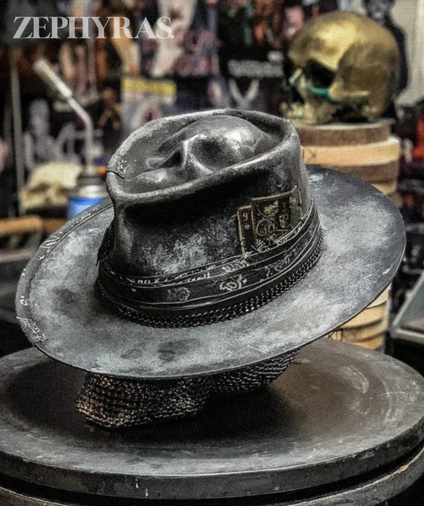 Remeselná lebka klobúk | Ručne vyrobený a trendy