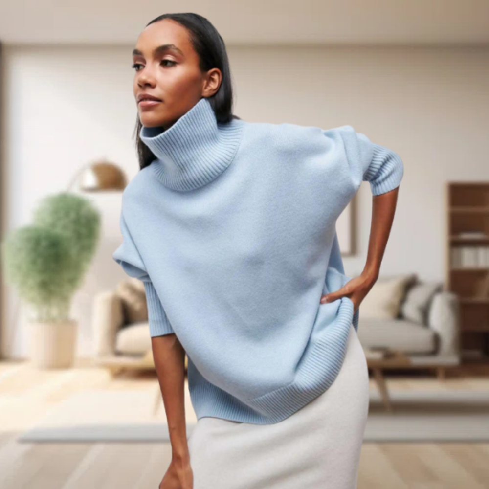 Pull à col roulé classique pour femmes - Cravina