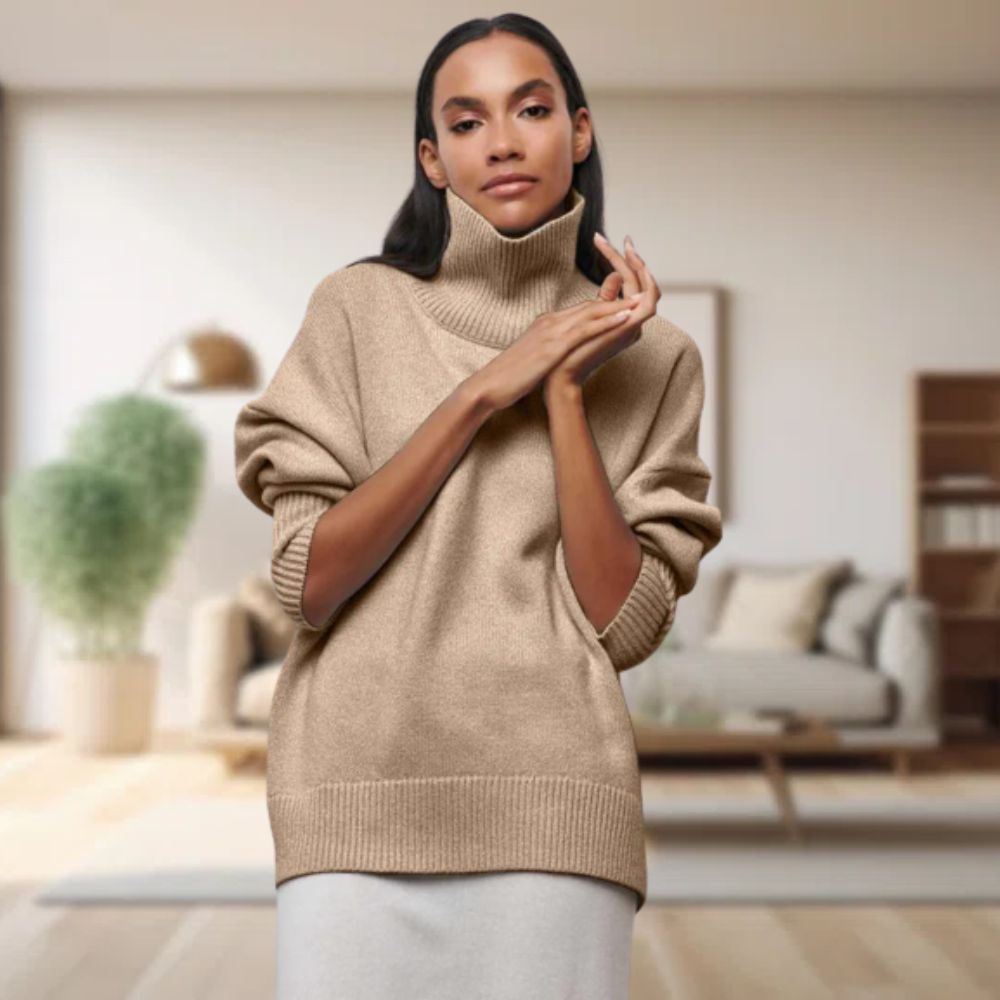 Pull à col roulé classique pour femmes - Cravina