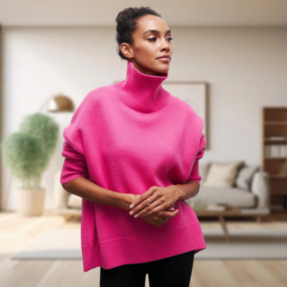 Pull à col roulé classique pour femmes - Cravina
