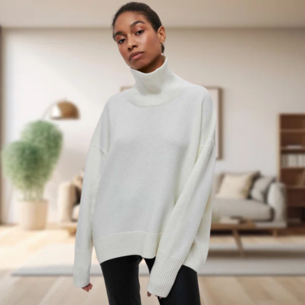 Pull à col roulé classique pour femmes - Cravina