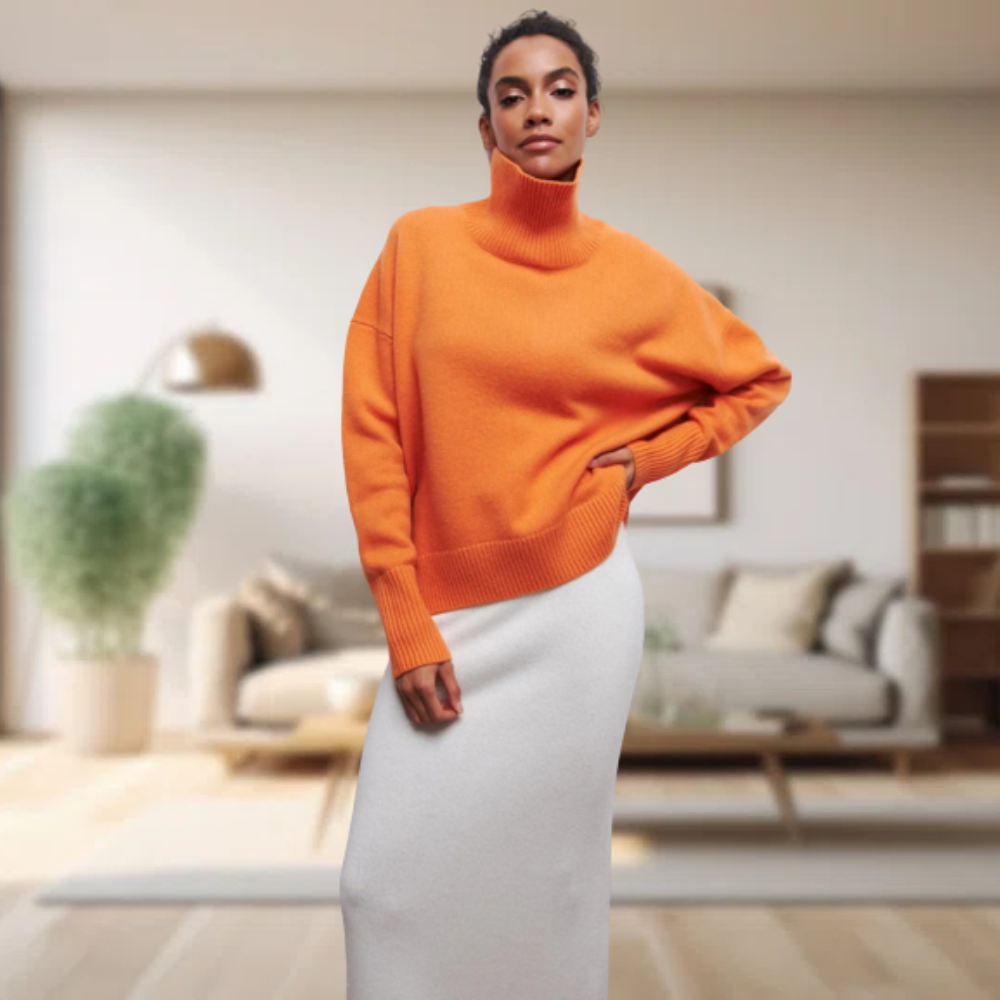 Pull à col roulé classique pour femmes - Cravina