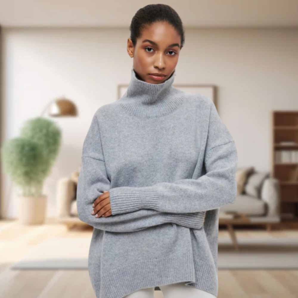 Pull à col roulé classique pour femmes - Cravina