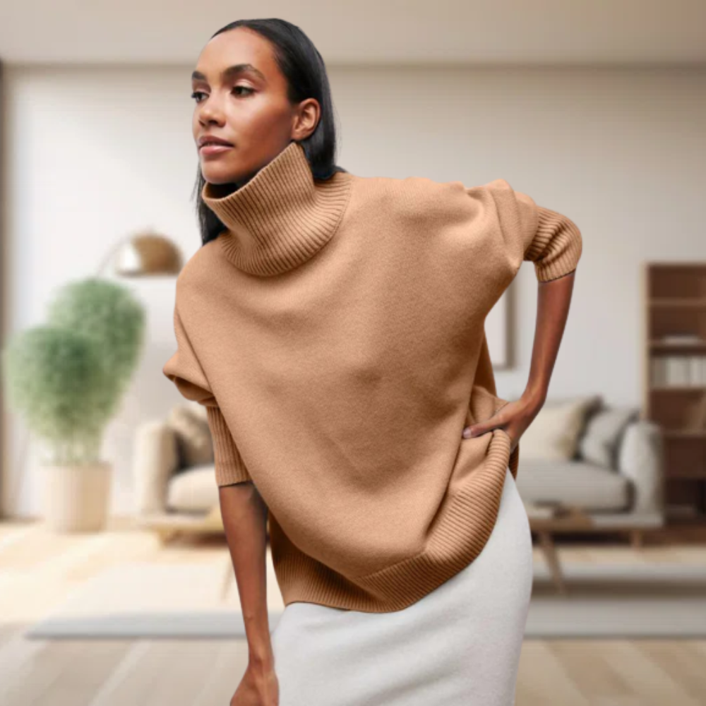 Pull à col roulé classique pour femmes - Cravina