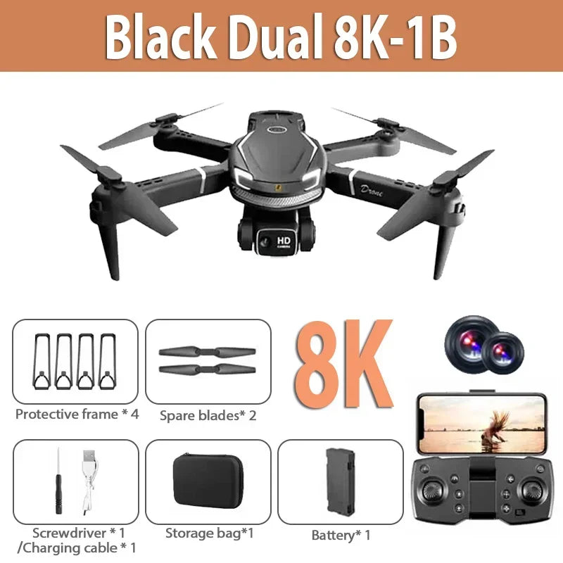 SkyVision – V88 dron s 8K kamerou, GPS a 5G pre letecké zábery