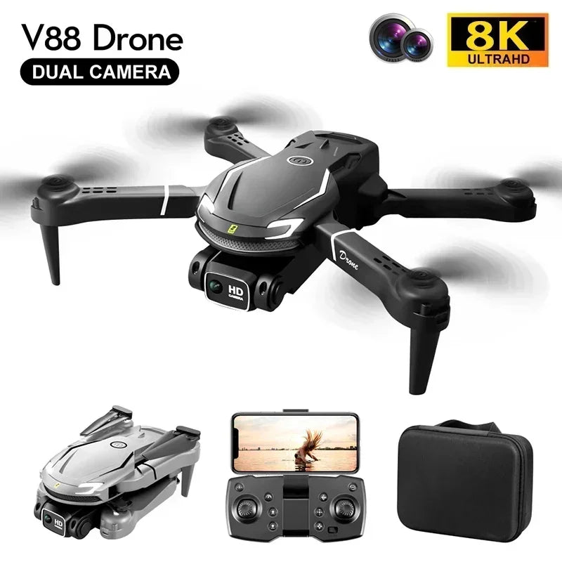 SkyVision – V88 dron s 8K kamerou, GPS a 5G pre letecké zábery