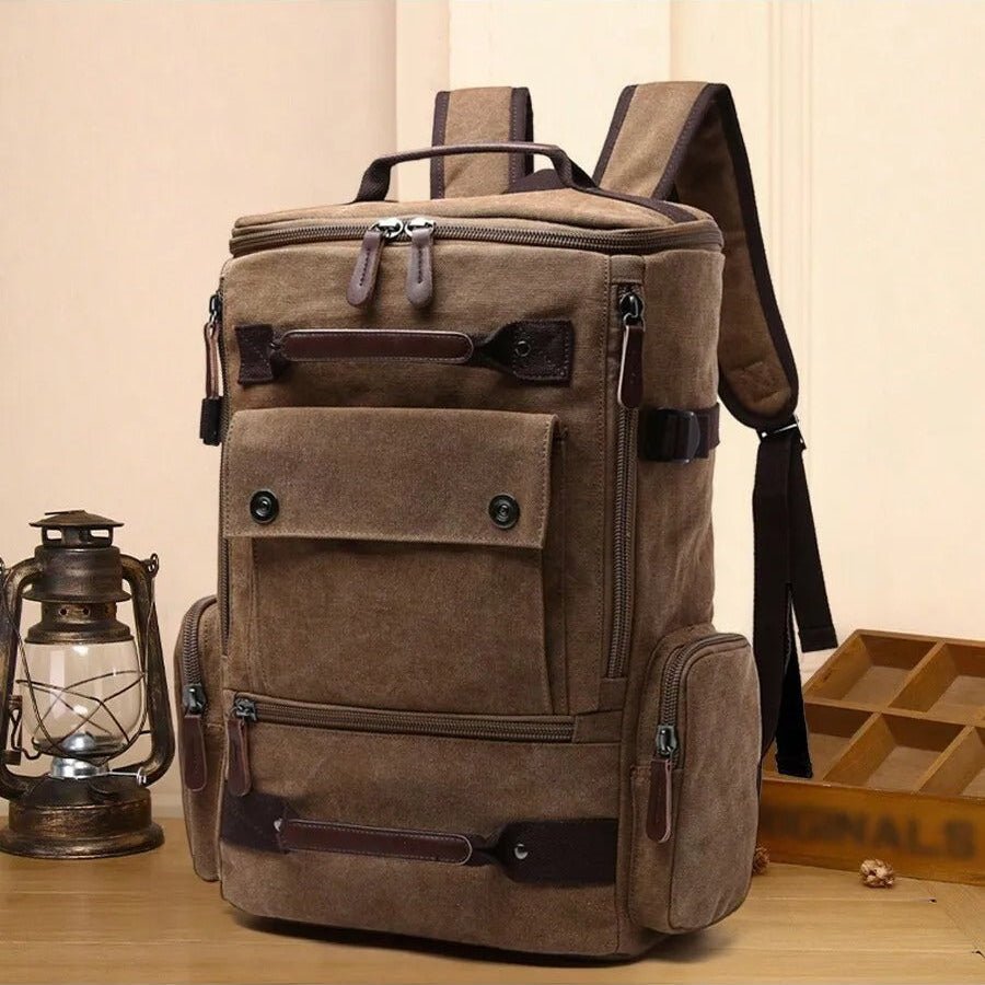 VINTAGECANVAS Rucksack – Stilvoll & funktional mit Laptopfach für Alltag & Abenteuer 2