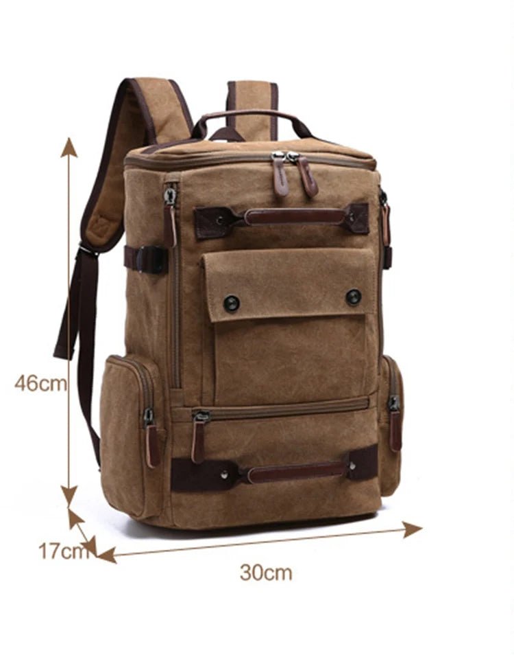 VINTAGECANVAS Rucksack – Stilvoll & funktional mit Laptopfach für Alltag & Abenteuer 6