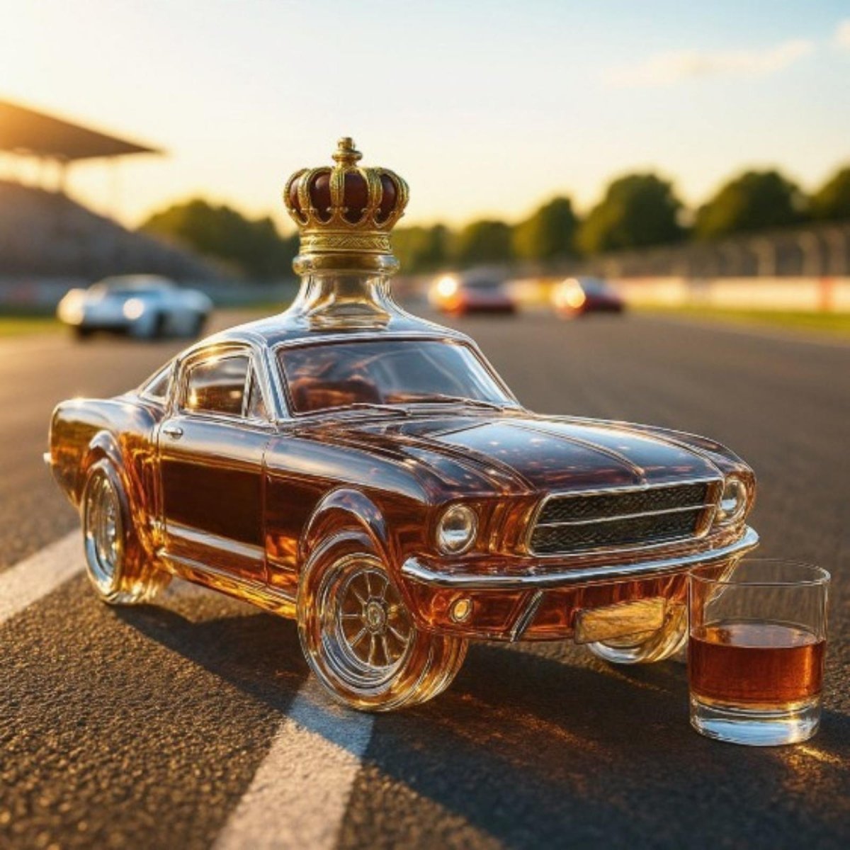 Vehicle Whiskey Bourbon Decanter Bottle 10