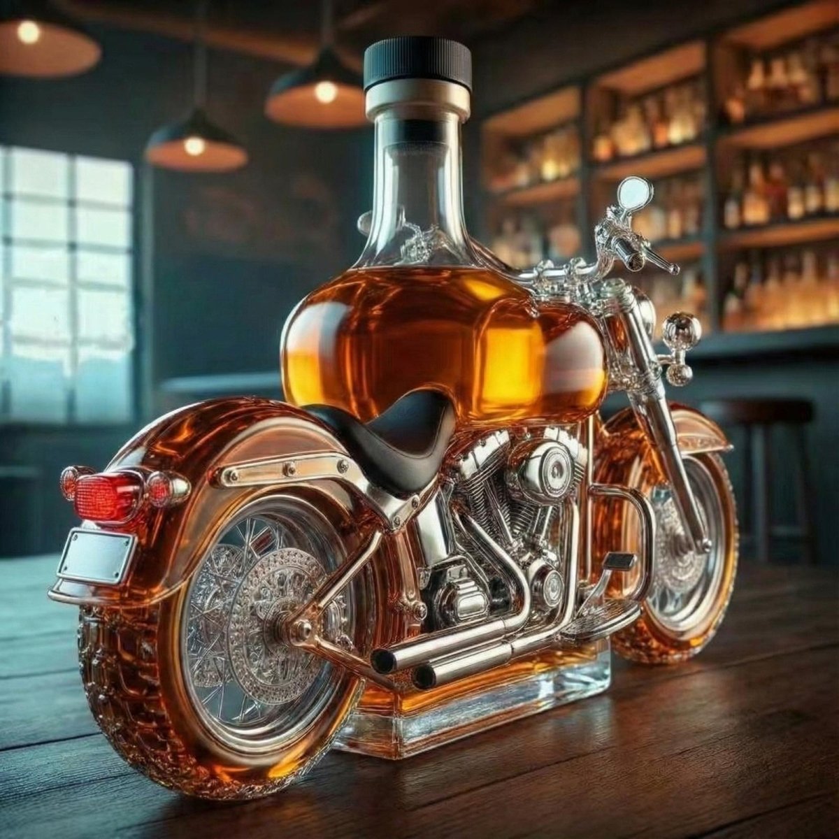 Vehicle Whiskey Bourbon Decanter Bottle 2