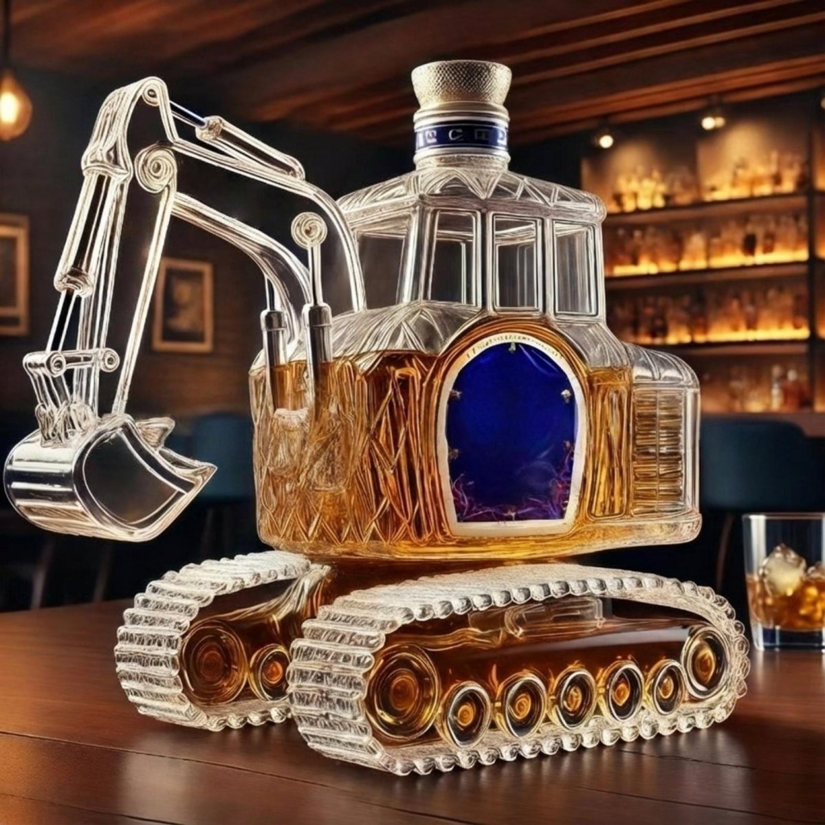 Vehicle Whiskey Bourbon Decanter Bottle 3