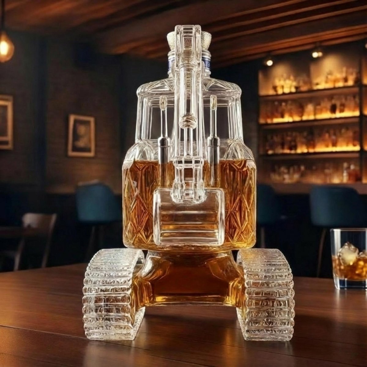 Vehicle Whiskey Bourbon Decanter Bottle 4