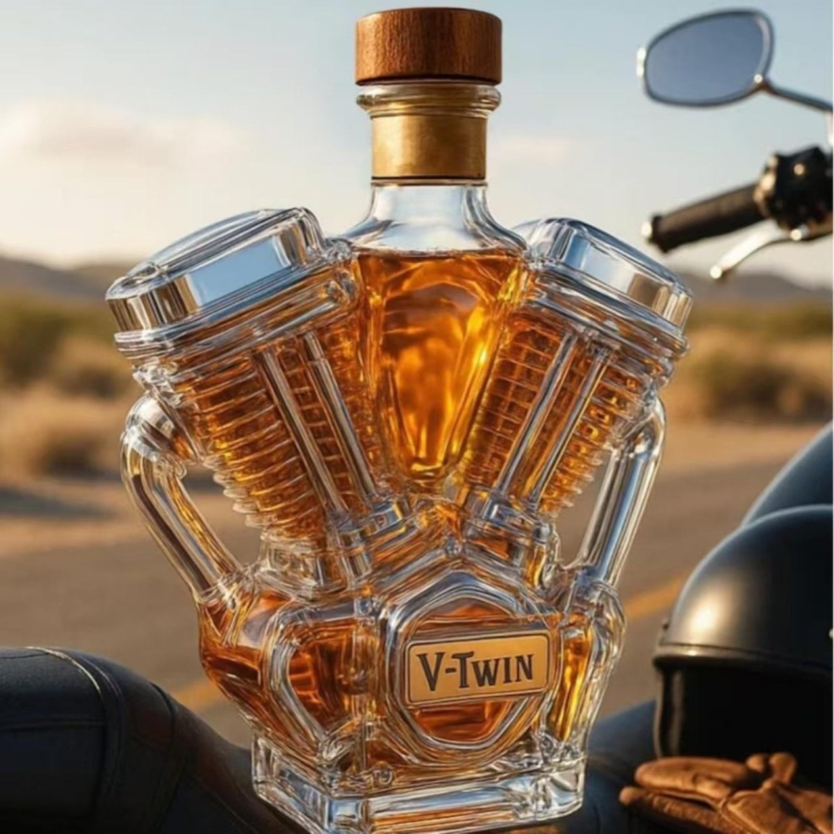 Vehicle Whiskey Bourbon Decanter Bottle 6