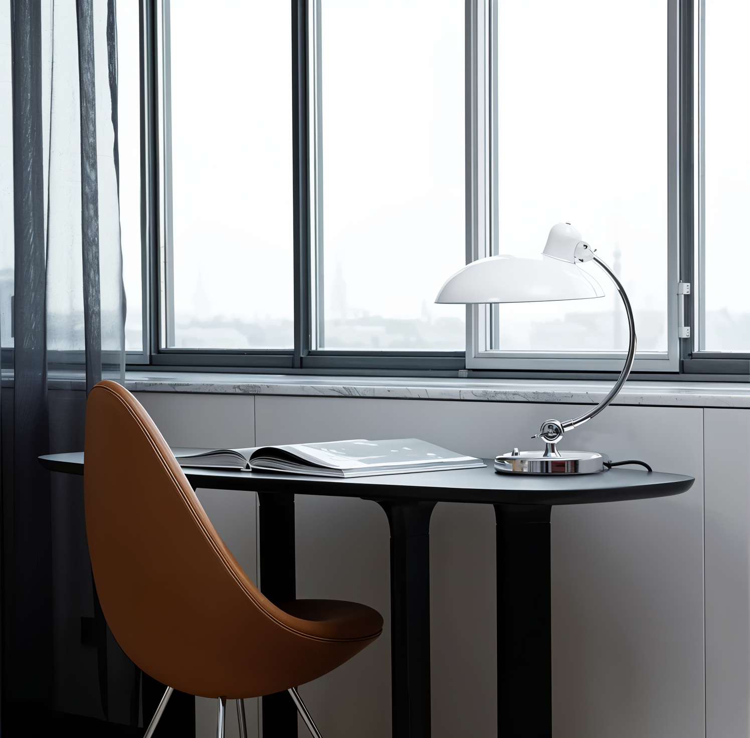 Verstellbare Vintage-Schreibtischlampe aus Eisen – Virella 7