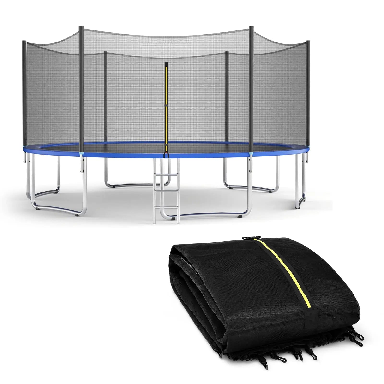 Vervangend Veiligheidsnet voor Trampolines 6Ft, 8Ft, 10Ft - Scheurbestendig PE 6