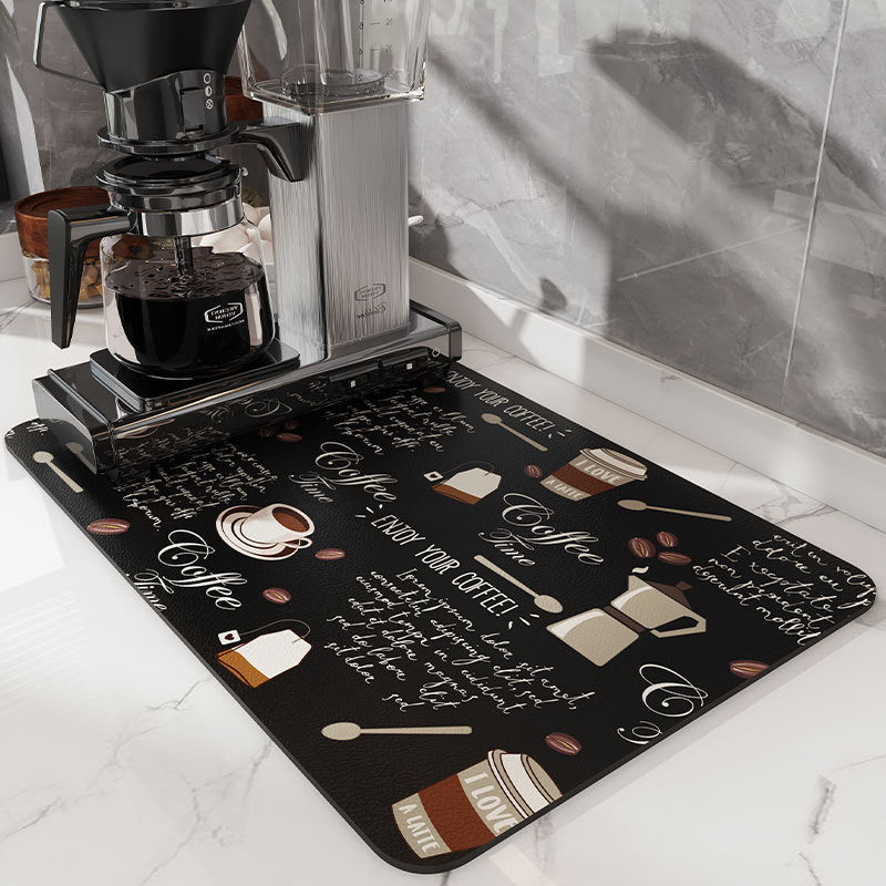 Viki – Waterabsorberende mat voor koffiezetapparaten voor schone werkbladen 4