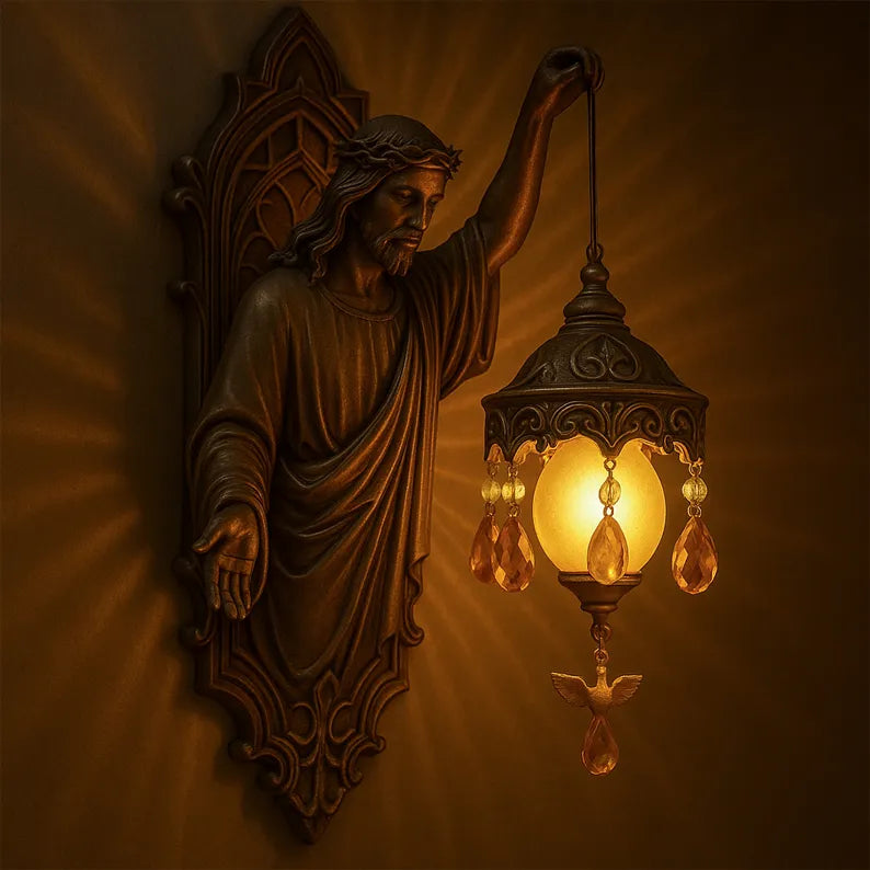 Wandleuchte – Handgefertigtes Design mit warmem LED-Licht und kabelloser Montage 5