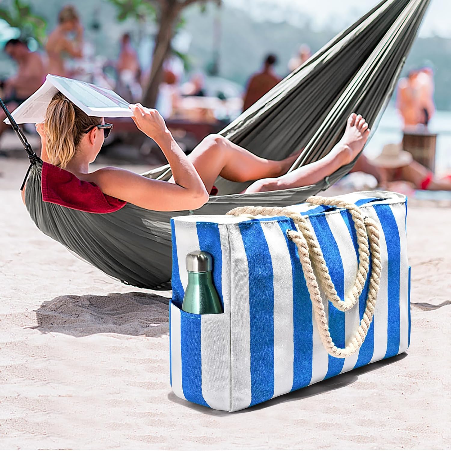 Wasser- und Sanddichte Oversized-Strandtasche – SandAway 4