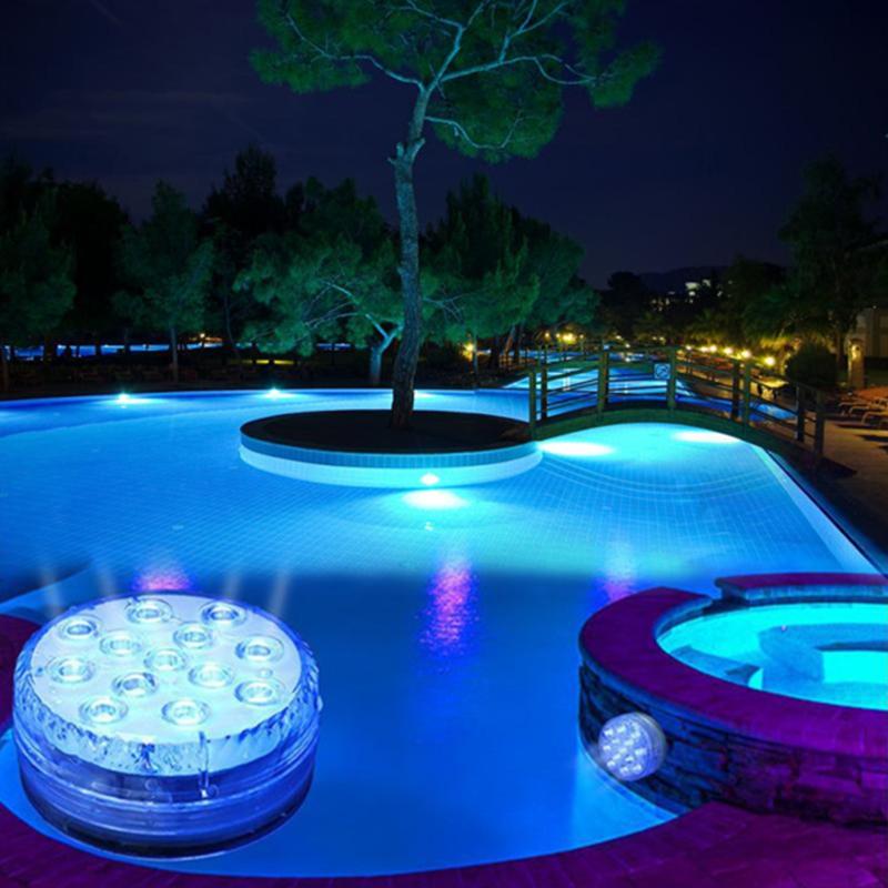 Wasserdichte LED-Unterwasserlampe mit Fernbedienung - GlowRipple 5