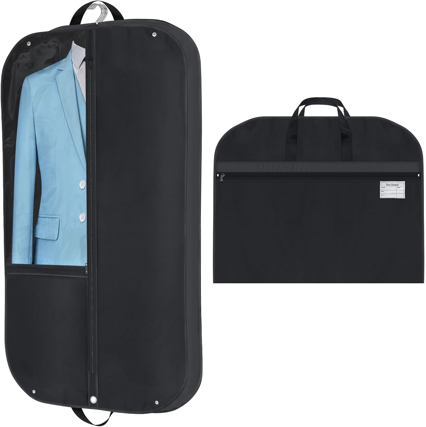Wasserdichte Oxford-Kleidertasche – Anzughülle mit Seitenfalte und Taschen (Kaufe 1, Erhalte 1 GRATIS) 0