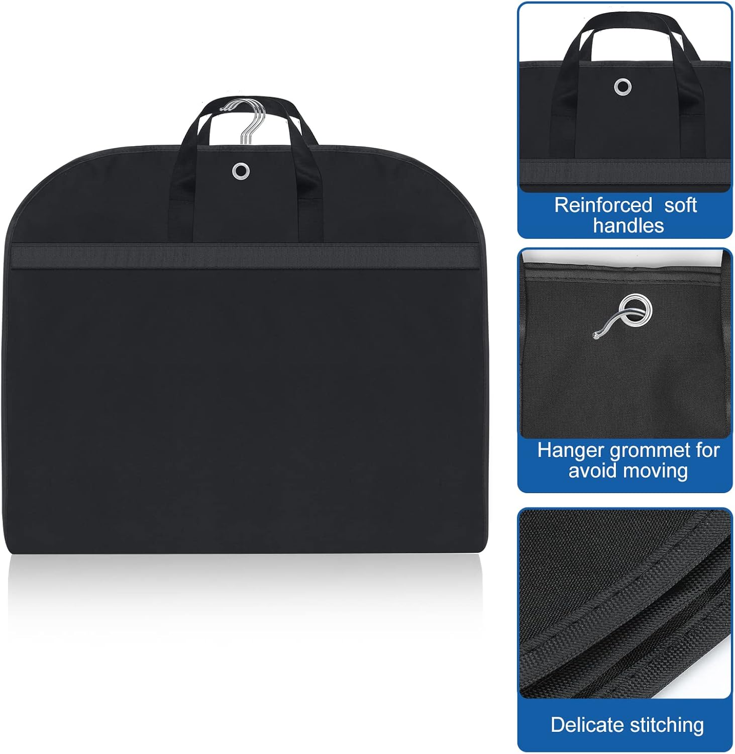 Wasserdichte Oxford-Kleidertasche – Anzughülle mit Seitenfalte und Taschen (Kaufe 1, Erhalte 1 GRATIS) 5