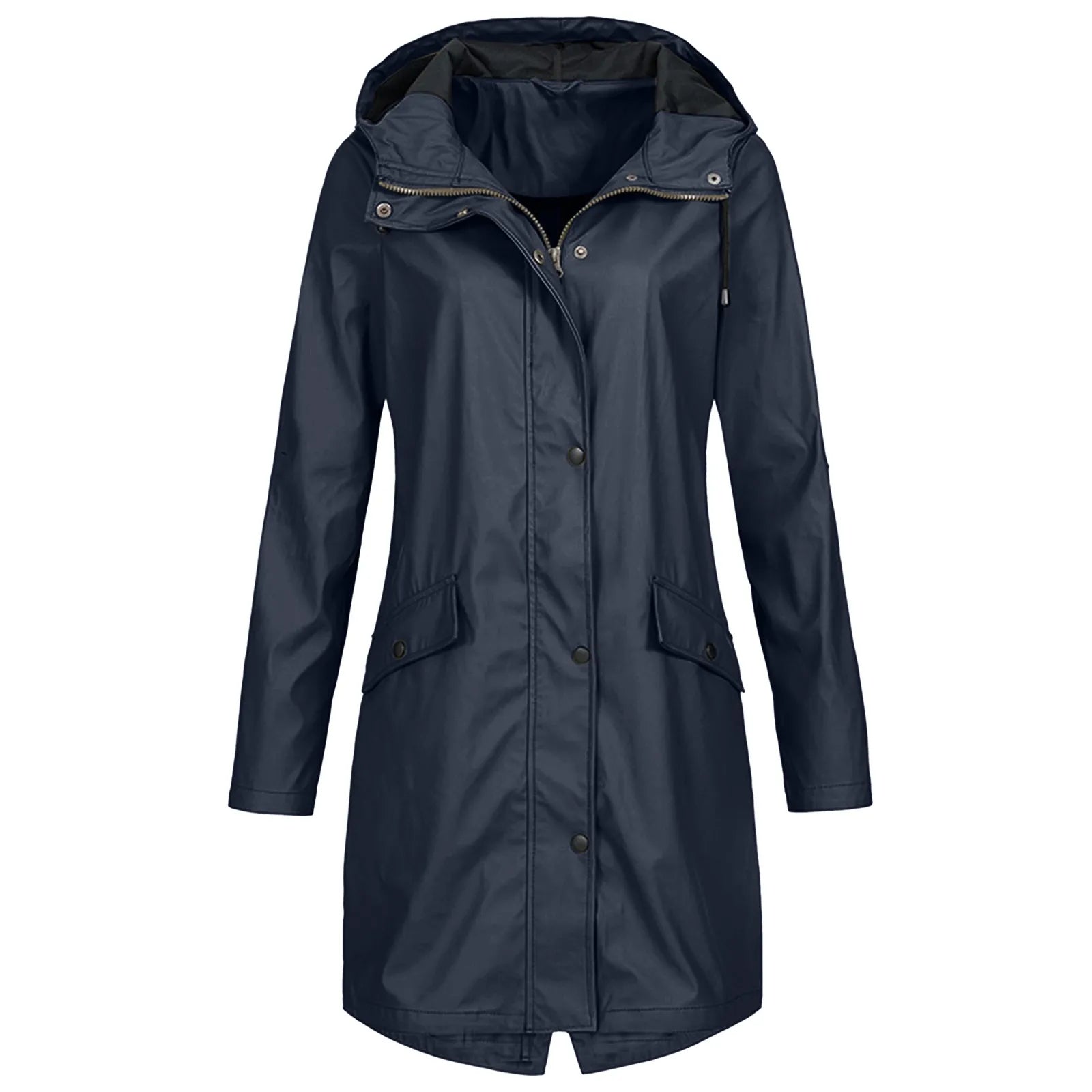 Imperméable à capuche grande taille