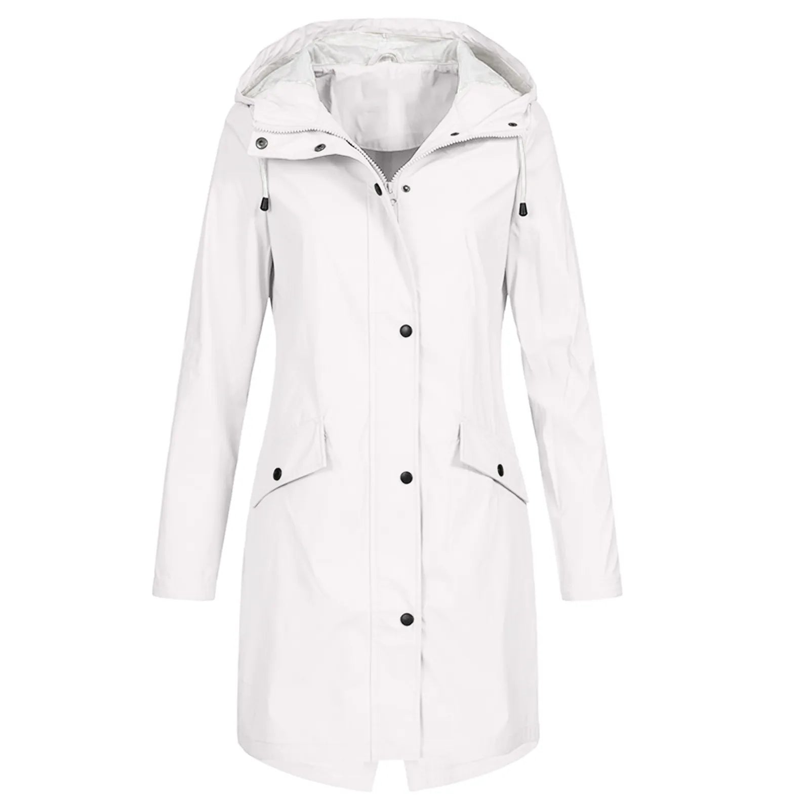 Imperméable à capuche grande taille