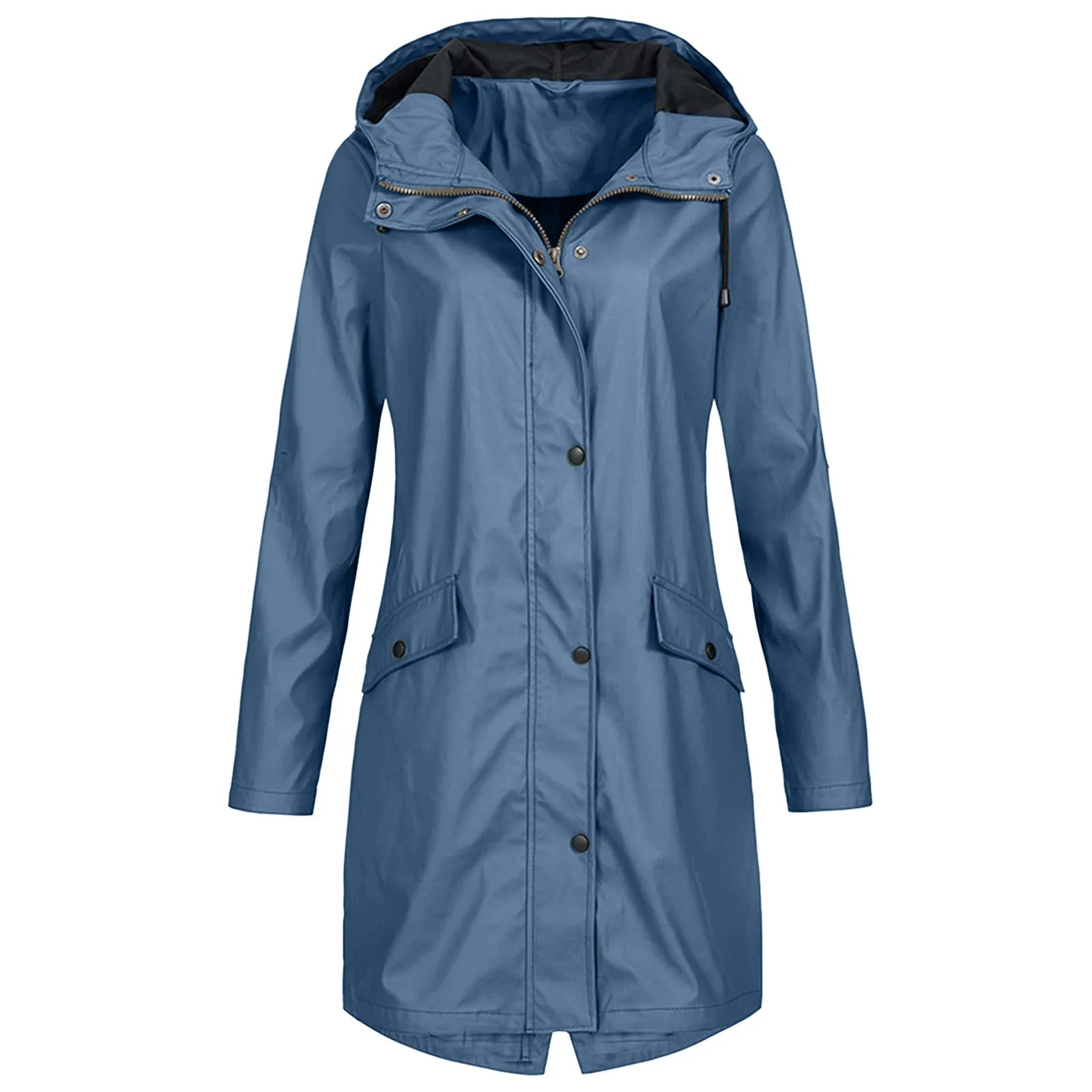 Imperméable à capuche grande taille