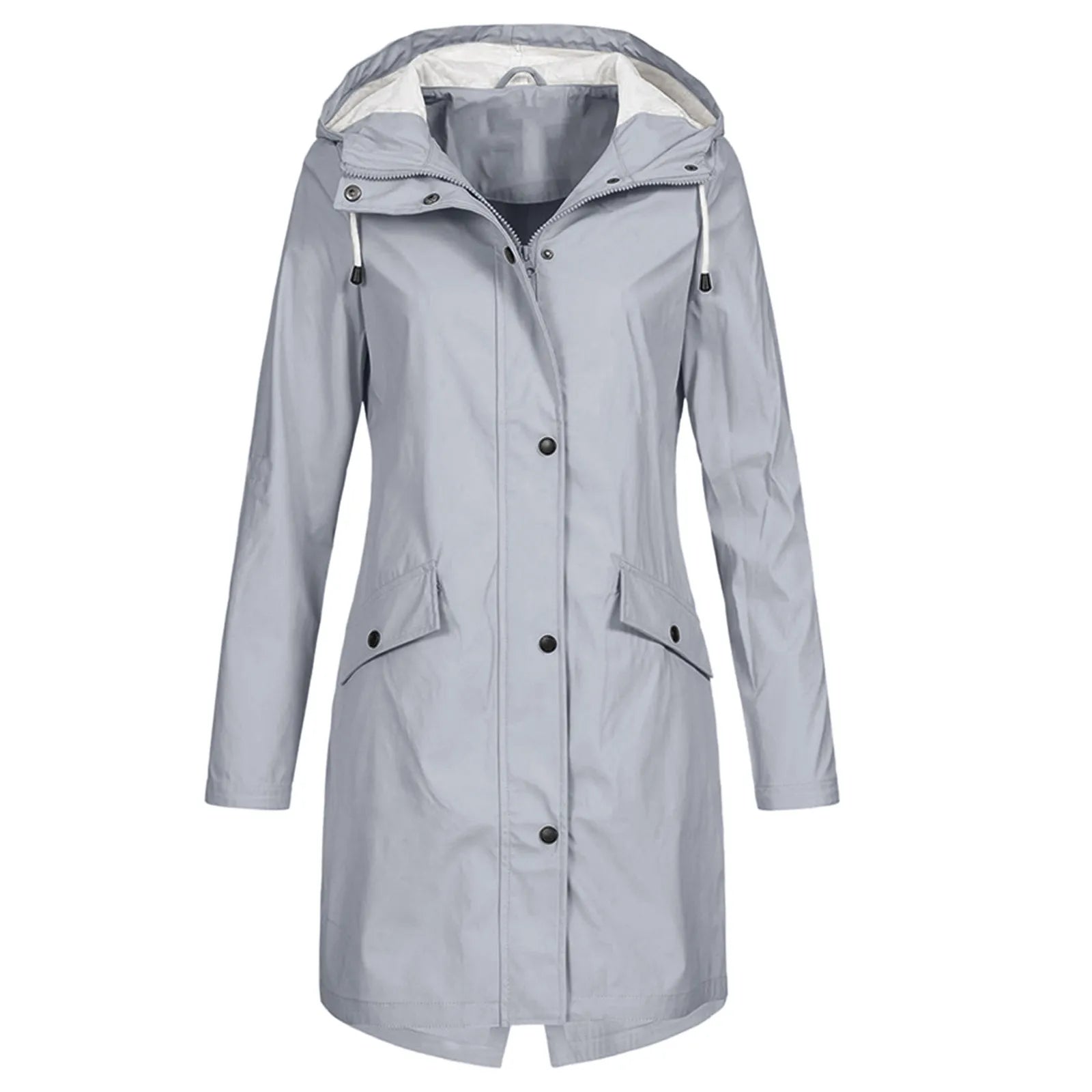 Imperméable à capuche grande taille