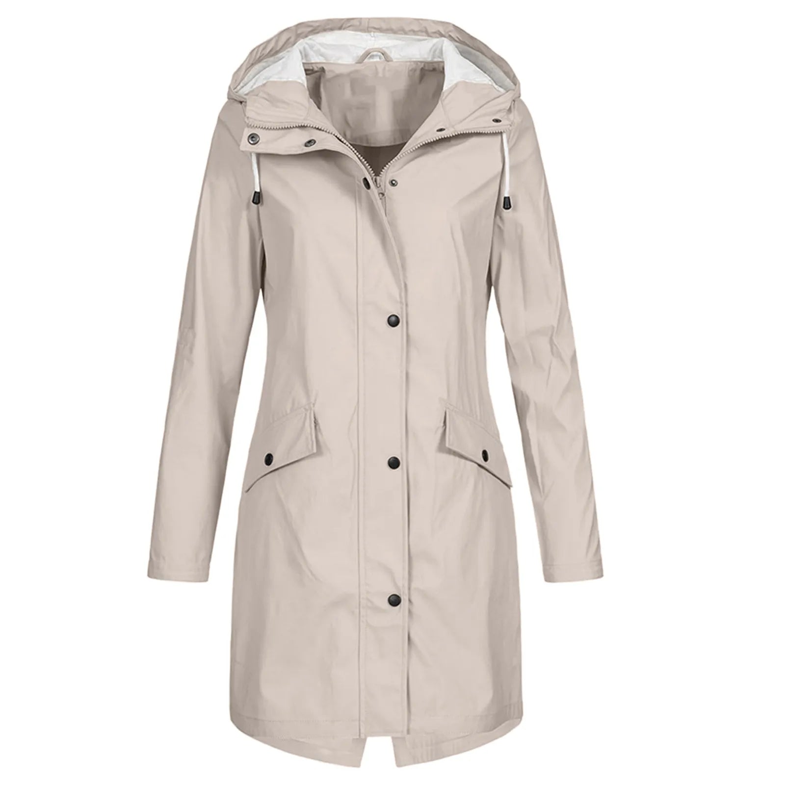 Imperméable à capuche grande taille